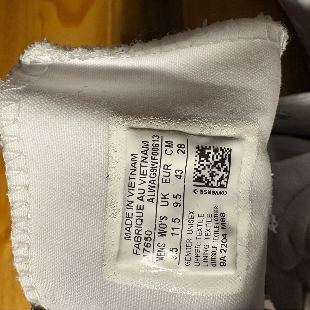 Converse Kids White High-Top Sneakers - Picture 10 of 11